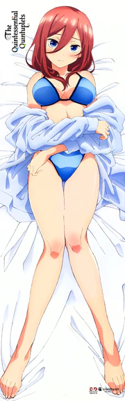 Nakano miku dakimakura best sale