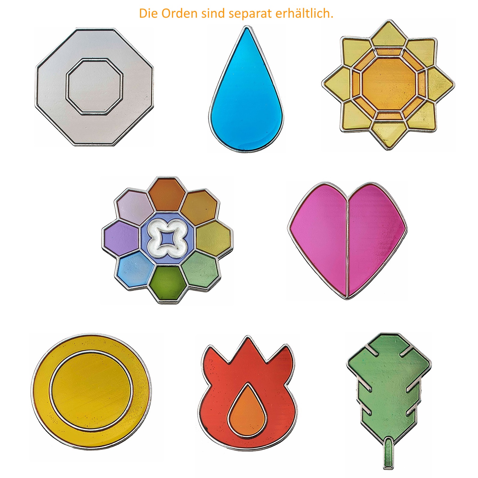 Rainbow Badge - Pokemon Gym Badges - Kanto - english