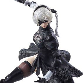 Square Enix - Nier: Automata - 2B & Machine Lifeform Bring Arts Action Figure Set - Profile Nier Automata Bring Arts Actionfiguren 2b Machine Lifeform 9 15 Cm20171114 25627 1ry9hr