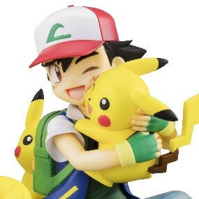 ash and pikachu figure