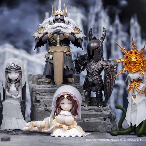 Dark Souls Mini Figure Set Vol. 2 by Emontoys – 6 Collectible Anime Figures
