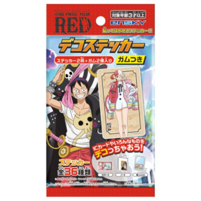 One Piece - Deko-Aufkleber inkl. Kaugummi - Ensky - 10 g online kaufen