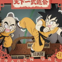 Paper Theater Dragon Ball Adventure of Goku and Bulma 2